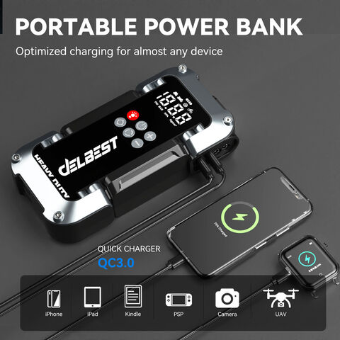 Großhandel Auto Batterie Starthilfe Jump Starter mit Smart Clamp 26000mAh und 3750A Spitzenstrom