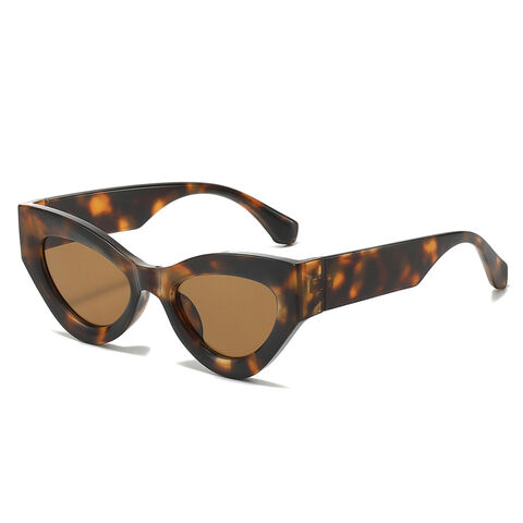 Modische Cat-Eye-Sonnenbrille mit Farbblockdesign, vielseitig einsetzbar für Damen und Herren - Neuheit