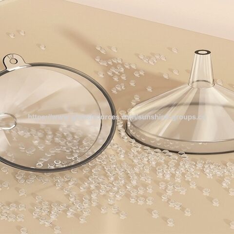 Funil transparente de qualidade alimentar para cozinha doméstica, dispensador de vinho, molho de soja, óleo de cozinha, embalagem de líquidos