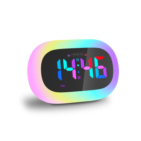 Reloj digital 2 en 1 con luz nocturna y alarma - Ideal para mayoristas