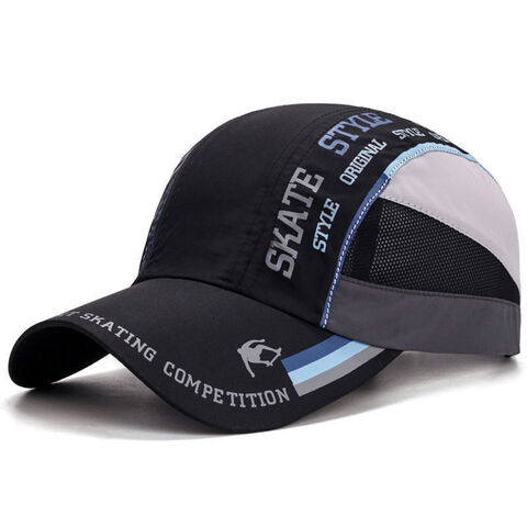 Sommerlich bedruckte, schnell trocknende Baseballkappe für Outdoor, vollflächig bedruckter Wanderhut, Sport-Sonnenhut, atmungsaktive Schirmmütze mit Entenschnabel