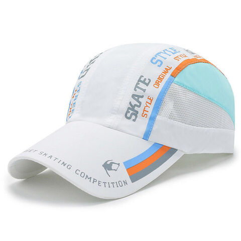 Sommerlich bedruckte, schnell trocknende Baseballkappe für Outdoor, vollflächig bedruckter Wanderhut, Sport-Sonnenhut, atmungsaktive Schirmmütze mit Entenschnabel