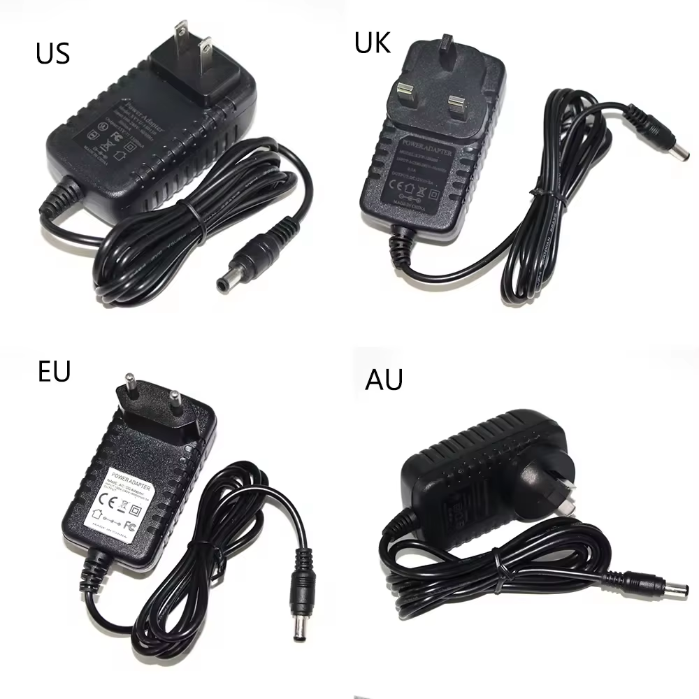 Wall Computer Ac Adapter 5w~150w 100~240v Custom Switching Ac/dc Power Adapter Supply Universal ...