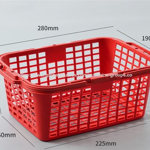 Cesta de frutas de plástico para la recolección de bayas, fresas, cerezas, uvas, naranjas, melocotones, huevos, moras, nísperos, cesta de mano