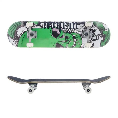 Skateboard Lengkap PRO 31 Inci, Deck Skateboard Kayu Maple 7 Lapis untuk Olahraga Ekstrim dan Aktivitas Luar Ruangan