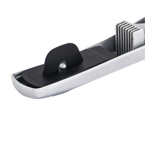 Doppelzweck-Knoblauchpresse aus Aluminiumlegierung, Knoblauchpüree, Knoblauchpaste, Knoblauchscheiben, Ingwerscheiben, Schneide- und Knoblauchschäler