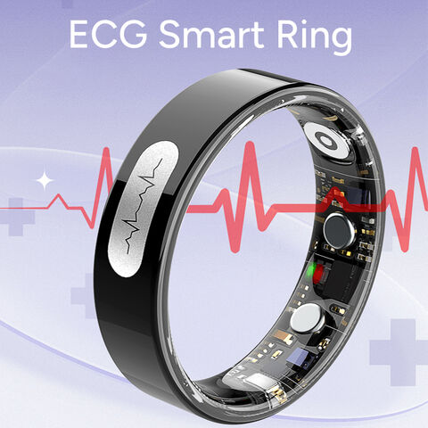 Nouvelle technologie Bague intelligente NYJ06 de surveillance de la santé 5ATM étanche Modes sportifs multiples température corporelle pour Noël