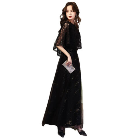 Vestido de Madrinha de Casamento de Luxo Confortável, Comprimento Midi, Vestido de Convidada para Recepção