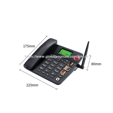 Teléfono Fijo Inalámbrico JIMI 4G LTE con Llamadas Wi-Fi, Bluetooth y Certificación ISO, Alta Velocidad de 150 Mbps