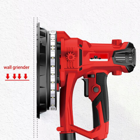 2026 Hochwertiger, staubfreier Wandschleifer DIY Variable Geschwindigkeit LED-Streifenlicht Elektrischer Trockenbauschleifer Schleifmaschinen Produktkategorie
