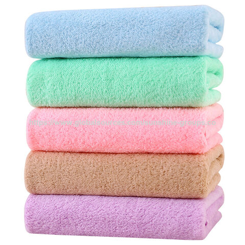 Toalha de lã de coral de alta densidade, produção no atacado, absorvente de água, sem fiapos, corte de lã, embalagem de faixa, toalha de presente
