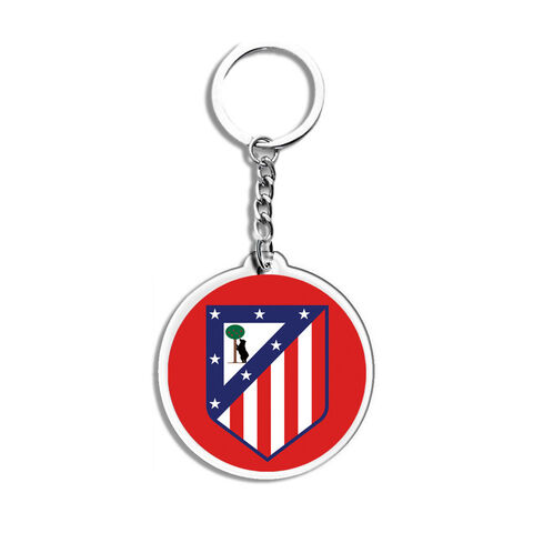 Llavero acrílico con el logo del emblema de equipos de fútbol de la Copa Mundial de Fútbol 2026 de los mejores clubes, artículo de regalo de suministro transfronterizo