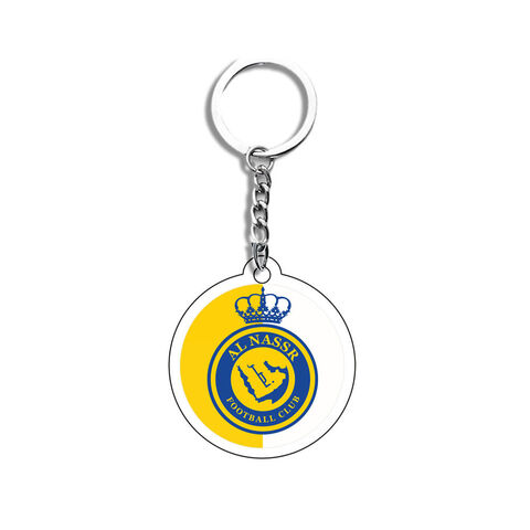 Llavero acrílico con el logo del emblema de equipos de fútbol de la Copa Mundial de Fútbol 2026 de los mejores clubes, artículo de regalo de suministro transfronterizo