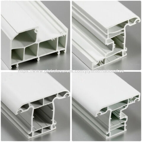 توريد مباشر من المصنع لإطارات النوافذ والأبواب PVC على الطراز الأوروبي، سعر منخفض وجودة عالية