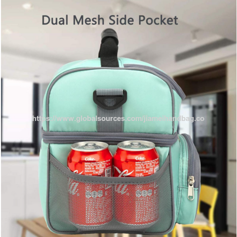 Bolsas isotérmicas de alta calidad para alimentos, reutilizables, con cremallera y aislamiento térmico para el almuerzo. Mantiene la comida caliente durante 8 horas, ideal para exteriores.