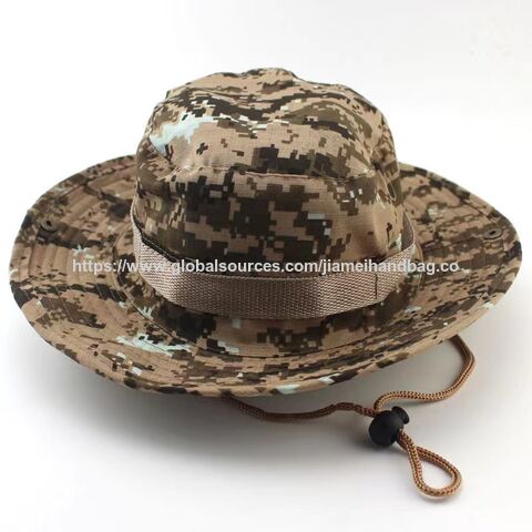Chapeau de Soleil Pliable d'Extérieur Personnalisé Pêcheur Femmes Hommes Cowboy Large Bord Randonnée Safari Été Unisexe Chapeaux de Seau en Gros