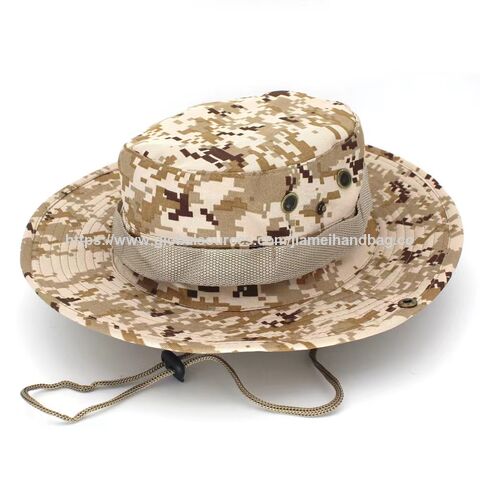 Chapeau de Soleil Pliable d'Extérieur Personnalisé Pêcheur Femmes Hommes Cowboy Large Bord Randonnée Safari Été Unisexe Chapeaux de Seau en Gros