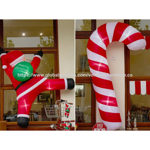 Wholesale Christmas decorations, Santa Claus inflatable mold theme scene decoration and hanging ornaments
