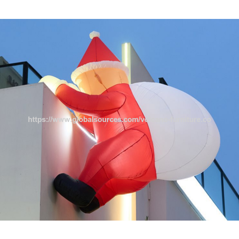 Wholesale Christmas decorations, Santa Claus inflatable mold theme scene decoration and hanging ornaments