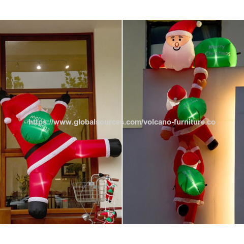 Wholesale Christmas decorations, Santa Claus inflatable mold theme scene decoration and hanging ornaments