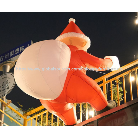 Wholesale Christmas decorations, Santa Claus inflatable mold theme scene decoration and hanging ornaments