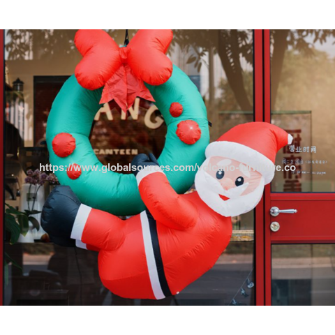 Wholesale Christmas decorations, Santa Claus inflatable mold theme scene decoration and hanging ornaments