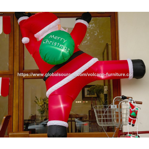 Wholesale Christmas decorations, Santa Claus inflatable mold theme scene decoration and hanging ornaments