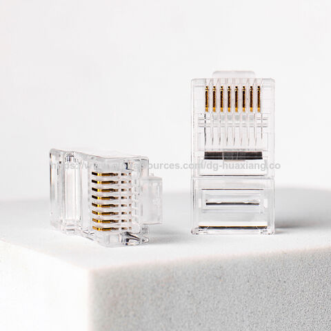 Cat5e UTP EZ 8P8C Buchsenadapter RJ45 Modularstecker Ethernet-Anschluss Cat5e