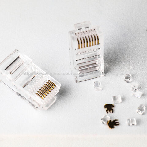 Cat5e UTP EZ 8P8C Buchsenadapter RJ45 Modularstecker Ethernet-Anschluss Cat5e