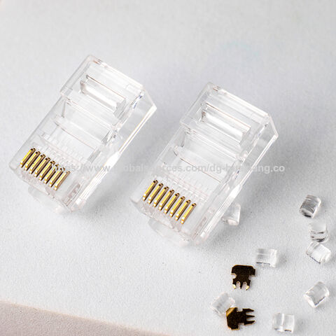 Cat5e UTP EZ 8P8C Buchsenadapter RJ45 Modularstecker Ethernet-Anschluss Cat5e