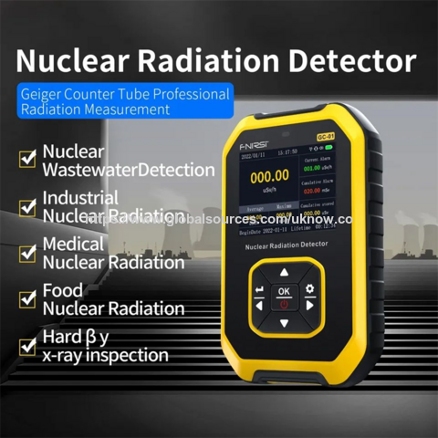 Contador Geiger Portátil Detector de Radiación Nuclear Dosímetro Personal Tester de Radioactividad de Rayos X