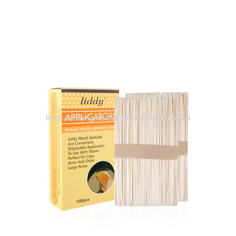Accessoires d'épilation, bâton de cire dépilatoire, spatule à cire, bâton d'ajustement de cire, abaisse-langue