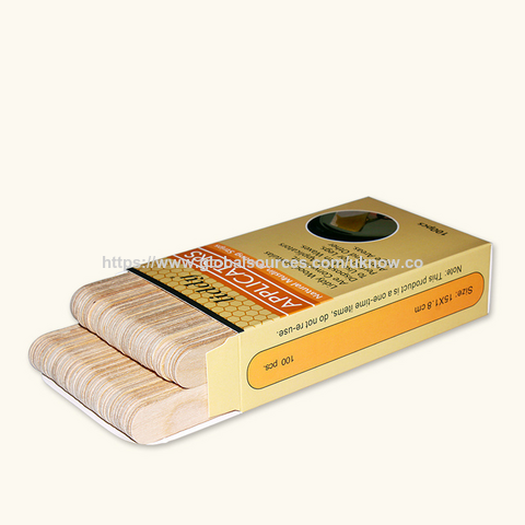 Accessoires d'épilation, bâton de cire dépilatoire, spatule à cire, bâton d'ajustement de cire, abaisse-langue