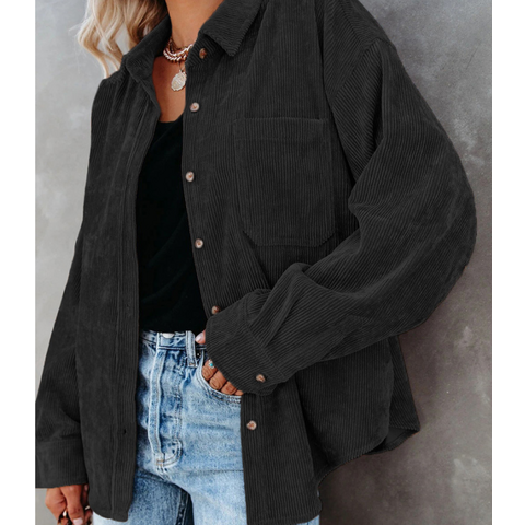 Compre Camisas De Pana De Gran Tamaño Para Mujer, Estilo Holgado