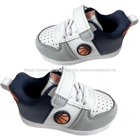 Großhandel Kleinkind Neugeborene Babyschuhe Mode Kinder Sportschuhe für Mädchen Leder Custom Designer Kinder Jungen Freizeitschuhe