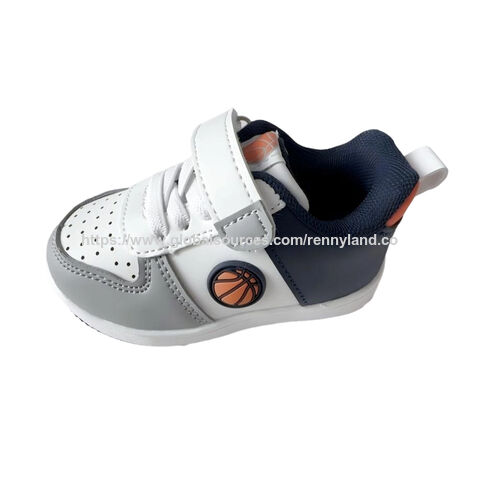 Großhandel Kleinkind Neugeborene Babyschuhe Mode Kinder Sportschuhe für Mädchen Leder Custom Designer Kinder Jungen Freizeitschuhe