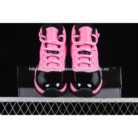 Sportschuhe Air Jordan 11 Retro Schwarz Pink
