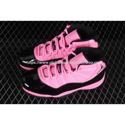 Sportschuhe Air Jordan 11 Retro Schwarz Pink