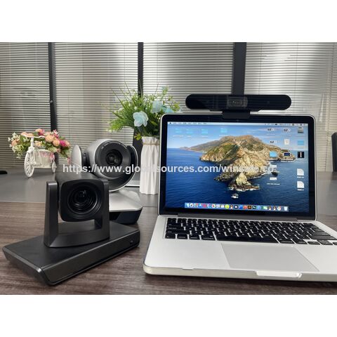 Cámara Web 4K con Encuadre Automático para Videoconferencias, Sistema EPTZ, Enfoque Automático, USB Tipo C, para PC, Webinars, TV, Pantalla Táctil, Altavoz y Micrófono