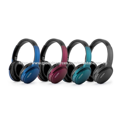 MH-252-19 Casque Bluetooth Miostar d'entrée de gamme V5.3, avec revêtement en caoutchouc