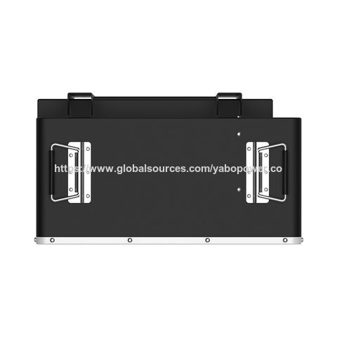 Bateria LiFePO4 de Ciclo Profundo YABO 48V 200Ah Montada na Parede para Sistemas Solares Off-Grid