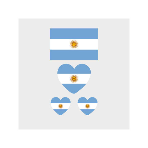 Tatuajes Temporales con la Bandera Nacional de la Copa Mundial de Fútbol 2026, Ecológicos, Resistentes al Sudor, Adhesivos para la Cara y el Cuerpo para Aficionados al Fútbol