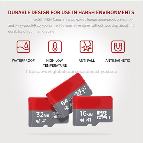 Mini SD-Karte Klasse 10 U3 TF Speicher für Handys & 4K-Kamera Kunststoff 4GB bis 1TB Kapazität