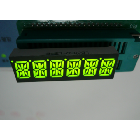 Bulk Buy China Wholesale Custom Super Green 0.39inch 6 Digit