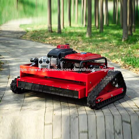 Remote Control Portable Grass Cutting Machine Mowrator S1 4WD