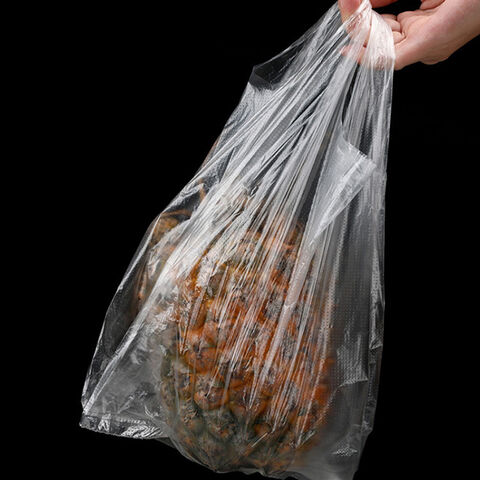 PE-Gefrierbeutel im Westenstil für Lebensmittel, Frischhalteverpackung, Kunststoff-Lebensmittelaufbewahrungsbeutel, flache Tasche auf Rolle für den Kühlschrank
