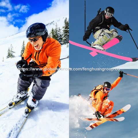 Chaussettes de ski pour femmes et hommes avec rembourrage complet, chaussettes chaudes d'hiver en laine