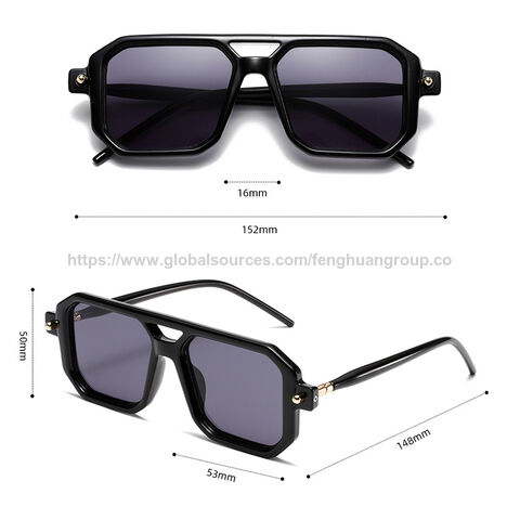 Lunettes De Soleil Aviateur JOOX - UV400 Monture Métal Rétro Pour Hommes Et Femmes