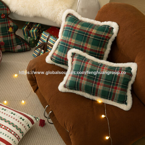 Fundas de Cojín Navideñas Decoración para el Hogar Sofá - Venta al por mayor de fundas decorativas para cojines navideños