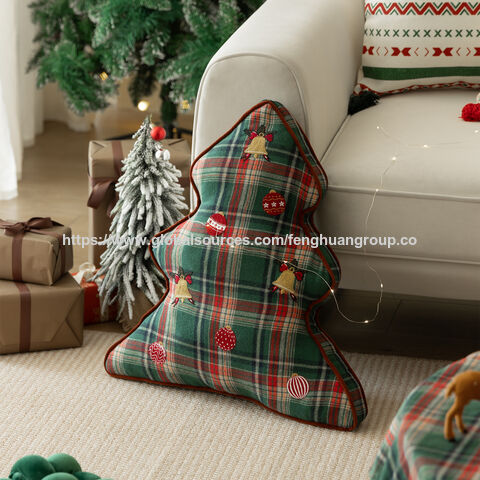 Fundas de Cojín Navideñas Decoración para el Hogar Sofá - Venta al por mayor de fundas decorativas para cojines navideños